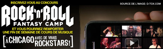 Concours Rock'n'Roll Fantasy Camp