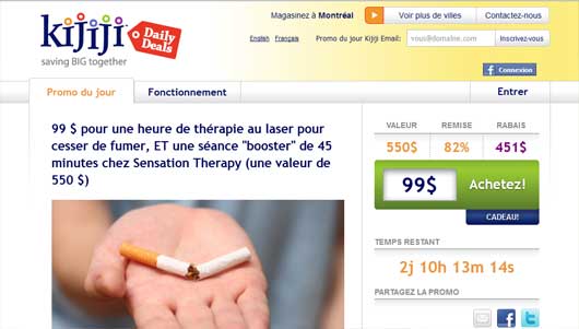 Kijiji - Site d'achats groupés