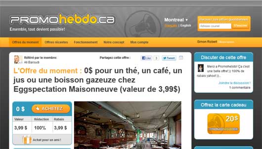 PromoHebdo - Achetez en groupe