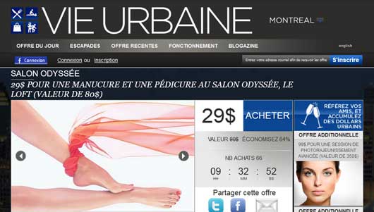 Vie Urbaine - Achat de groupe à montréal
