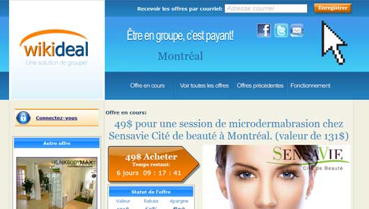 Wikideal - Site d'achat en groupe 