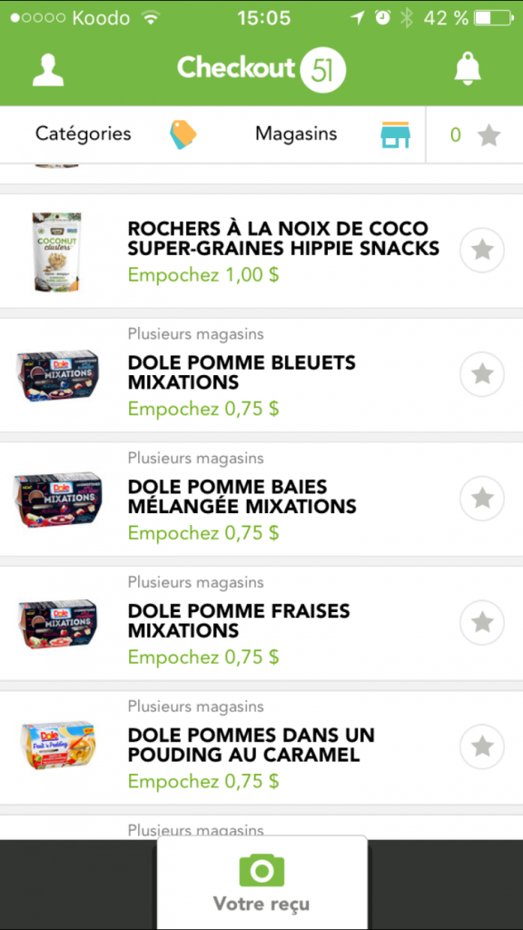 Dole offre de remise en argent