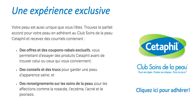 Club echantillons cetaphil