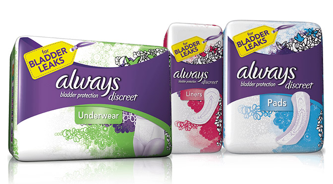 Échantillons gratuits Always Discreet