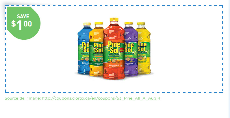 Coupon rabais pine-sol