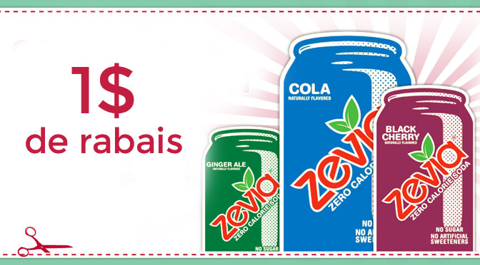 coupon rabais Zevia