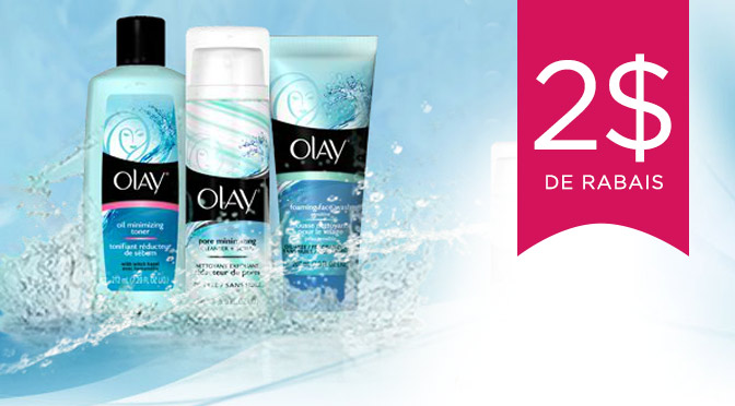 Coupon rabais Olay de 2$