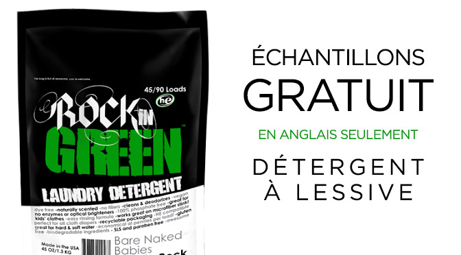 Rockingreen Échantillons gratuit de produit nettoyant