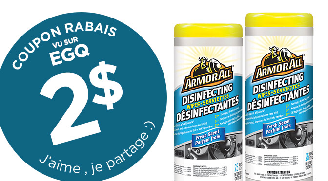 coupon rabais ArmorAll