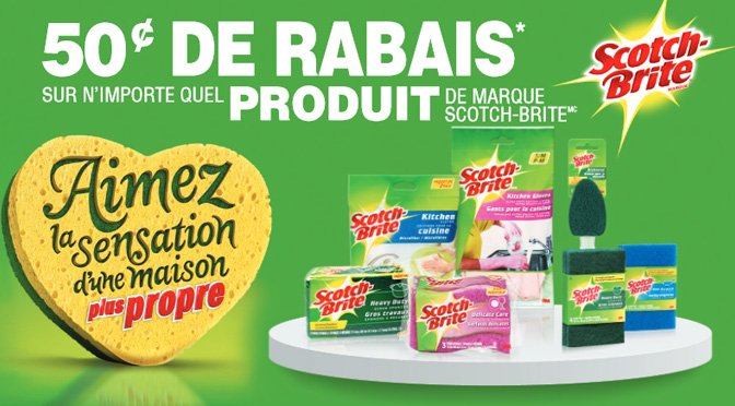 coupons-rabais de 50 cent Scotch brite