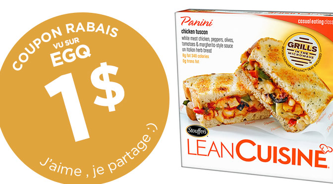 Coupon 1$ Lean Cuisine - EGQ