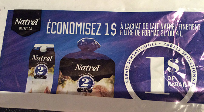 Coupon rabais Natrel 2015