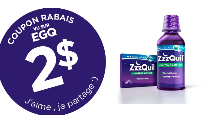 Coupon Rabais ZZZquil