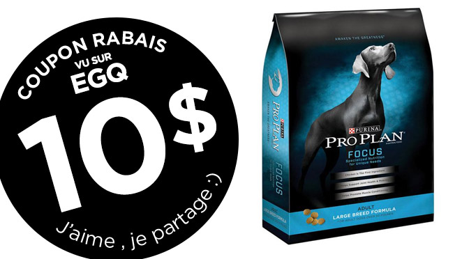 Coupon rabais Purina Pro Plan