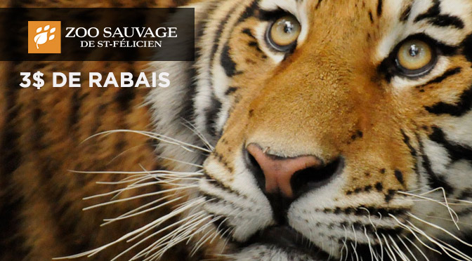 Zoo de St-Felicien coupon 2015