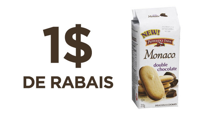 coupon rabais Biscuits Pepperidge farm