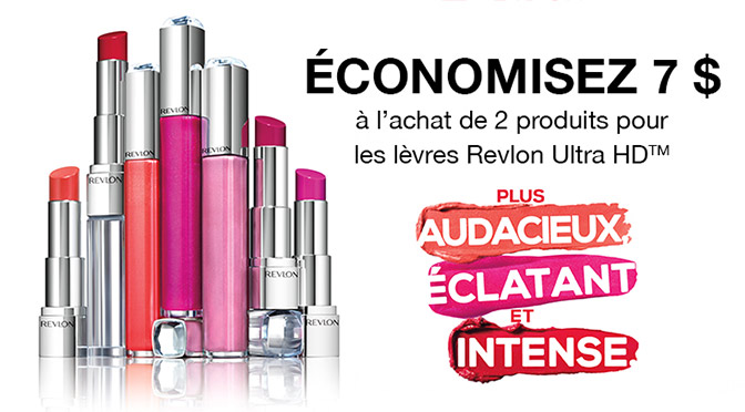 Coupon rbais Revlon de 7$ macara