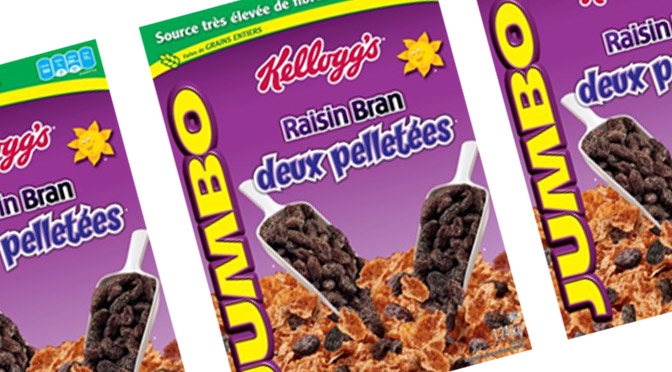 Coupon rbais raisin bran