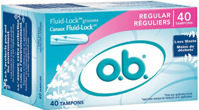 Coupon-rabais Tampons OB