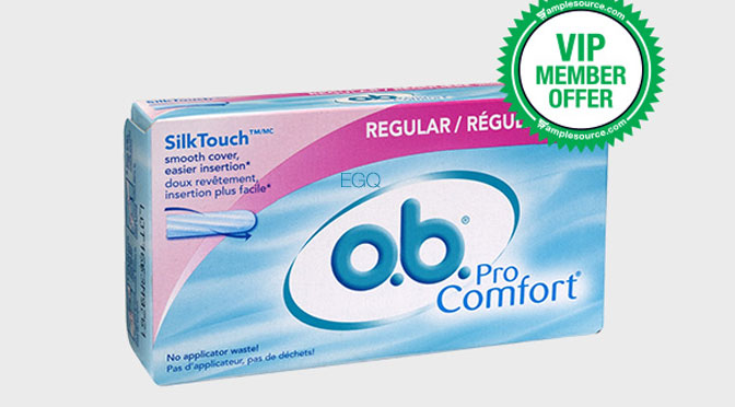 Échantillons gratuit Tampons OB