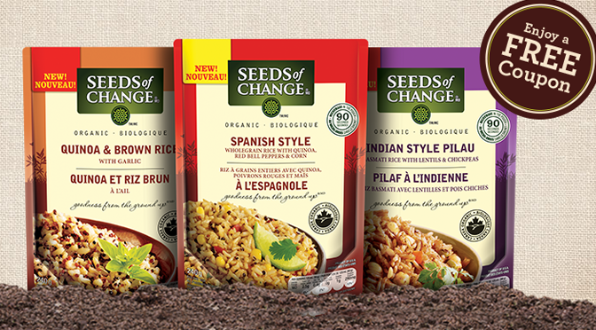 Seeds of change, produit gratuit avec coupon !