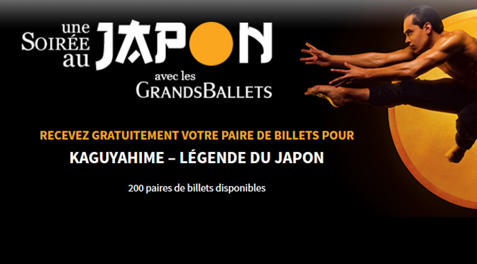 Billets gratuit Japon grand ballet
