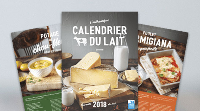 Calendrier Gratuit - Le Lait édition 2018 !