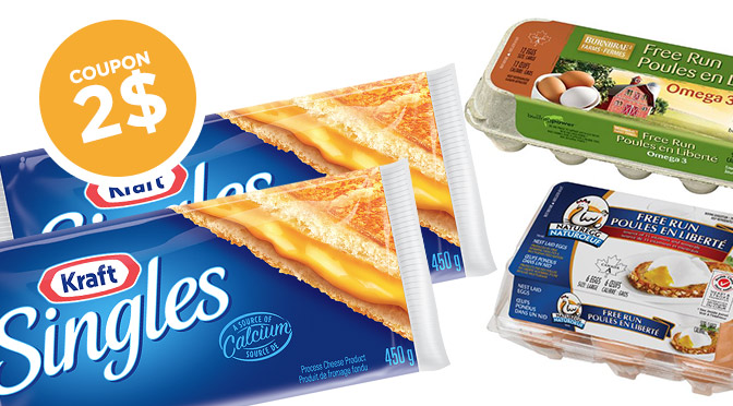 24 sur les produits kraft single et burnbrae