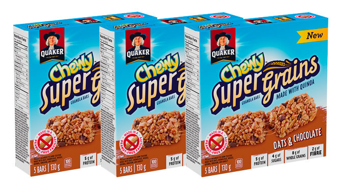 Barre tendre Quaker Super Chewy