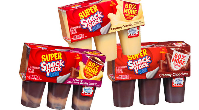 coupon pouding Snack Pack
