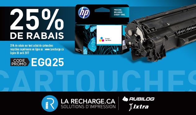 Coupon-rabais cartouche d'encre