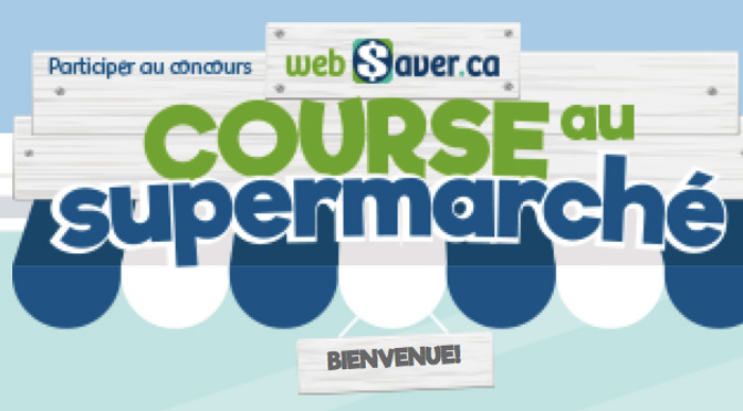 Concours Websaver La course au supermarche