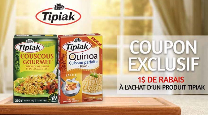 coupon rabais tipiak couscous