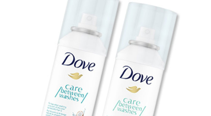 Échantillons gratuit shampooing a sec dove